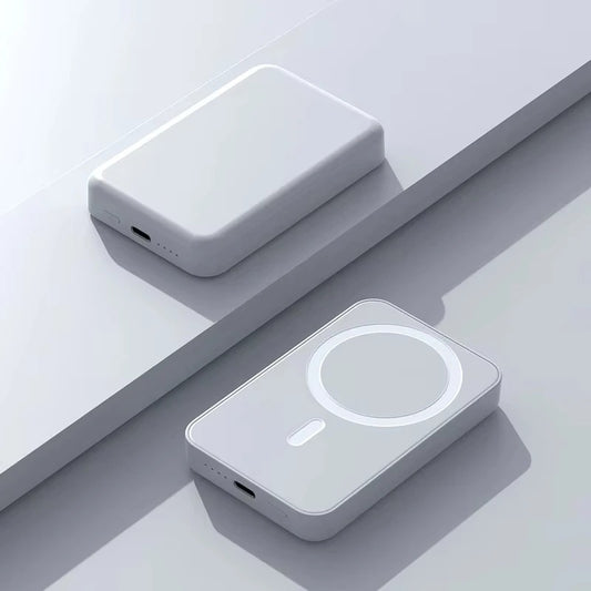 Snap-On Magnetic Power Bank (10,000mAh) – Charge Anywhere, No Cables