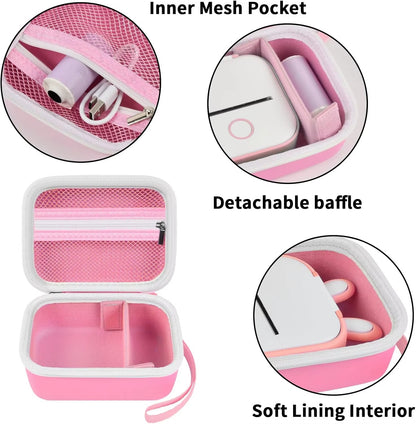 Portable Printer Carry Pouch - Protective Travel Case